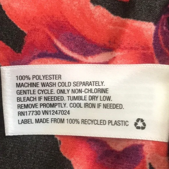 New Ava & Viv Floral Tunic Blouse - Picture 8 of 8